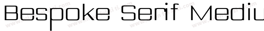 Bespoke Serif Medium字体转换
